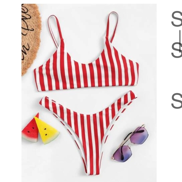 SHEIN Other - STRIPED BIKINI